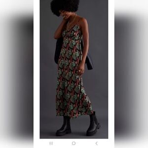 Temperley London x Anthropologie Slip Dress Nwt